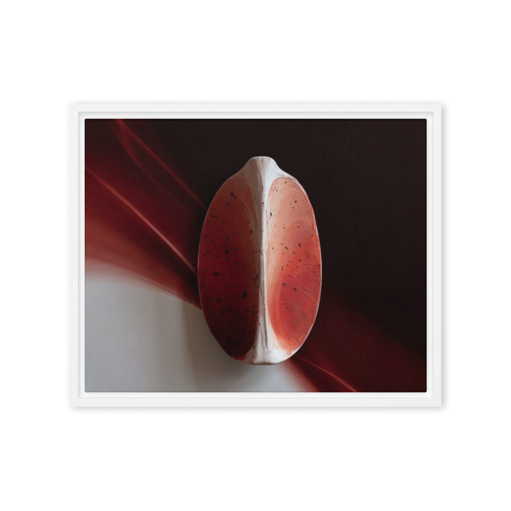 AMPHORA — Framed Canvas, White, 16×20