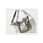 FERRULE — Framed Canvas, White, 16×20