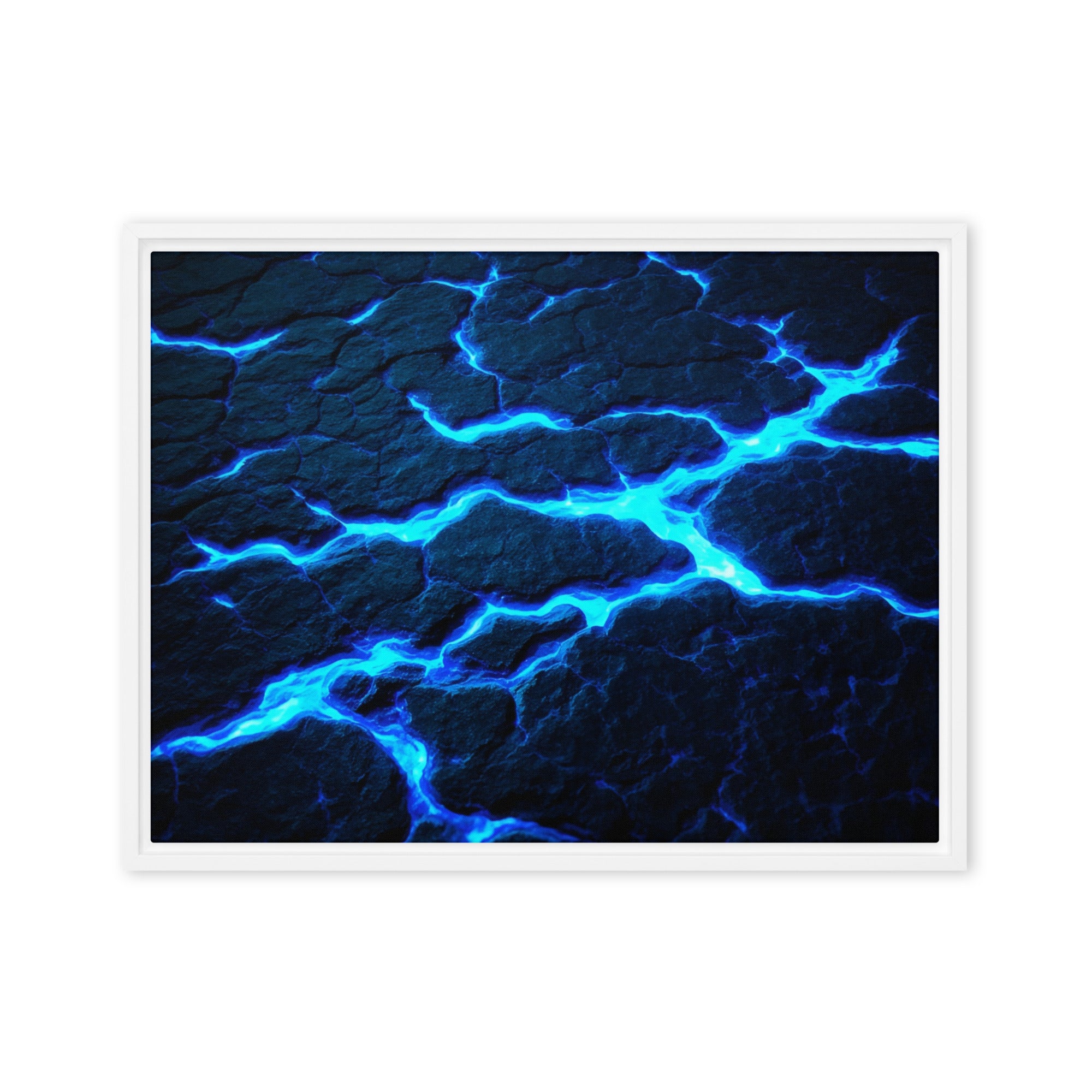 Dacite framed canvas print image for product listing in white frame, 8 x 10 inch universal size