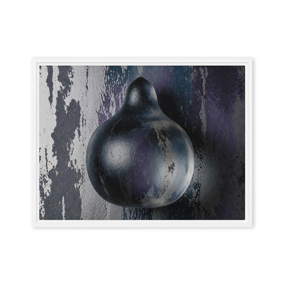 DROP — Framed Canvas, White, 18×24