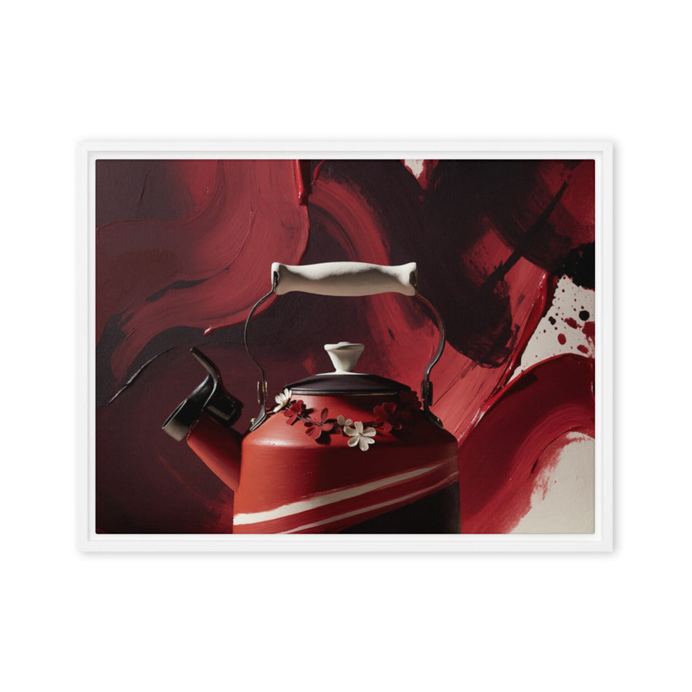 CARAFE — Framed Canvas, White, 18×24