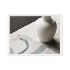 VESSEL — Framed Canvas, White, 18×24