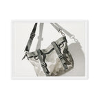 FERRULE — Framed Canvas, White, 18×24