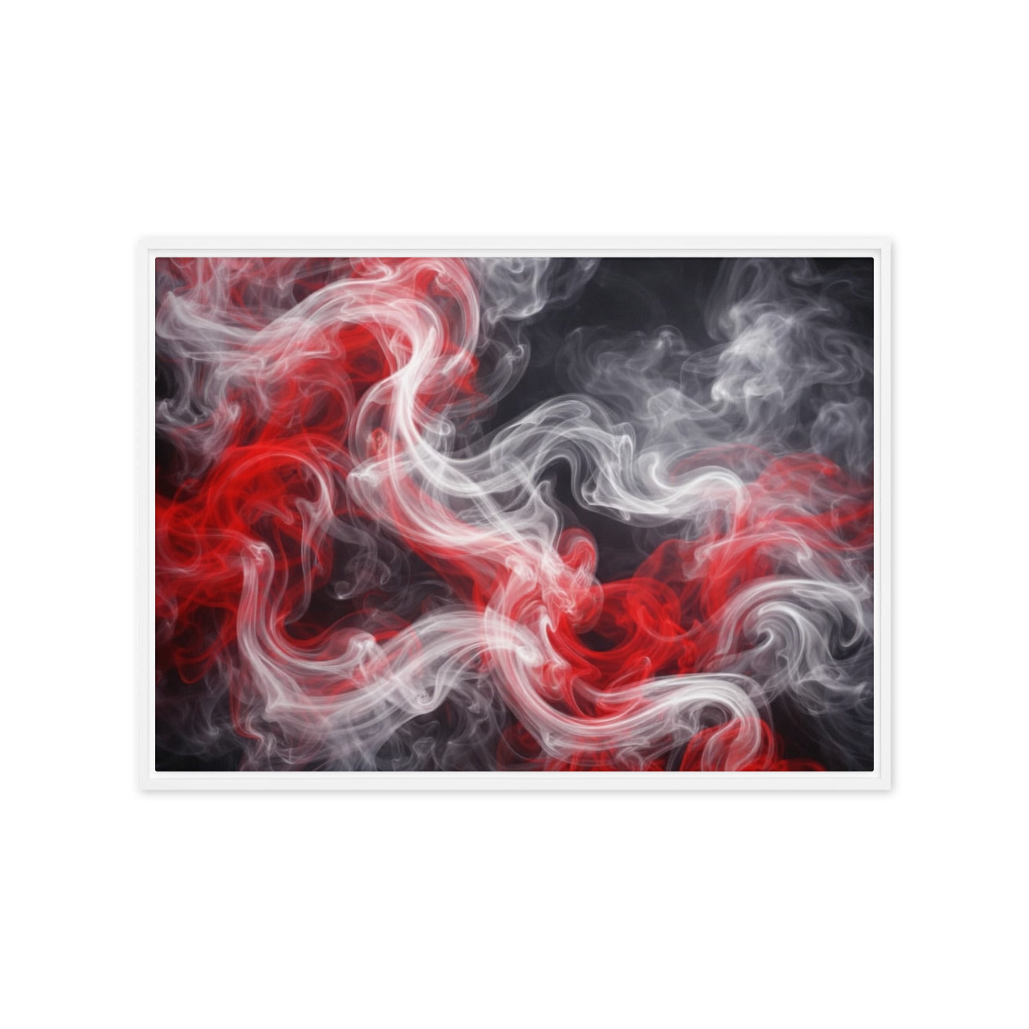Charged framed canvas print product image in 20 x 28 inch large size