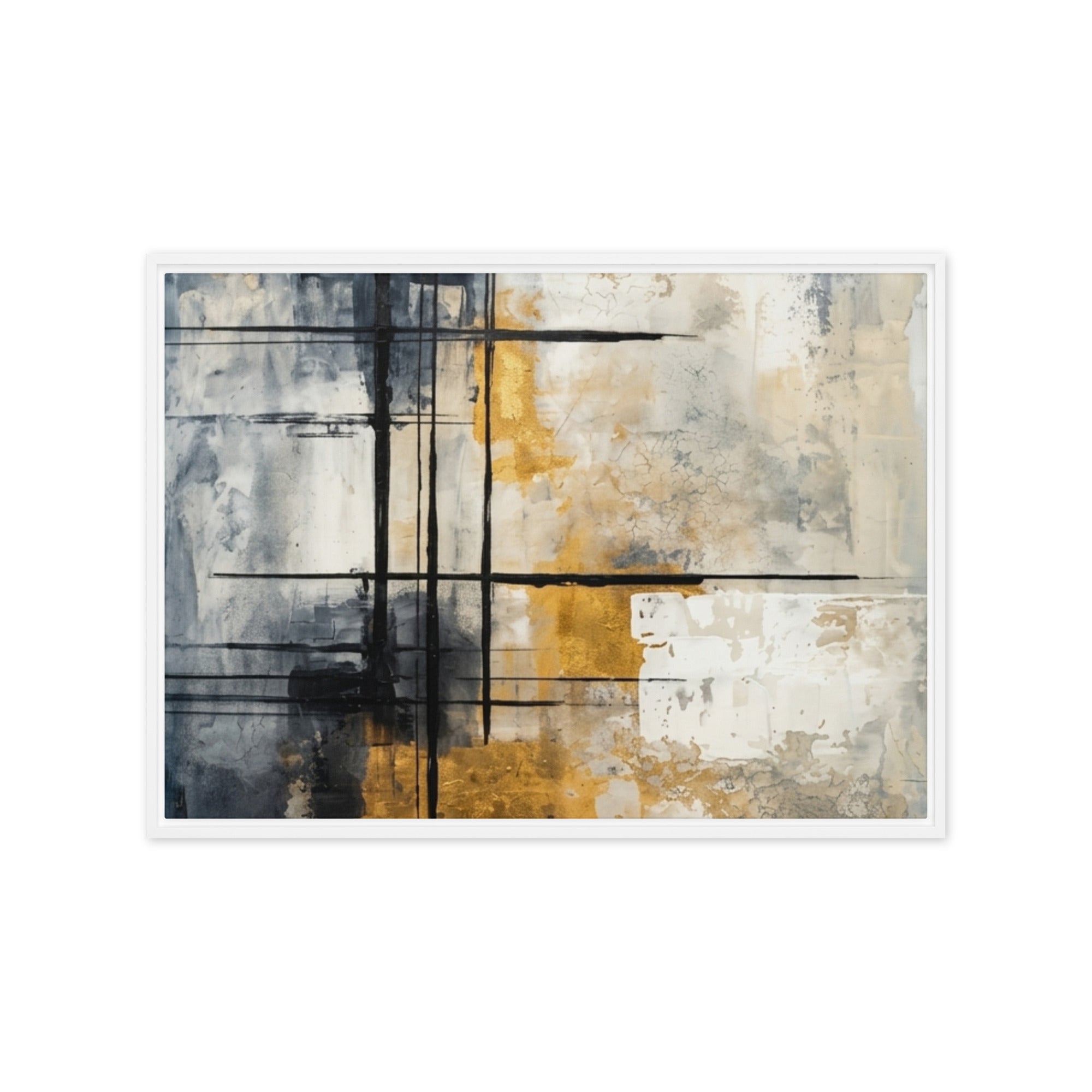 Elite framed canvas print image for product listing in white frame, 12 x 12 inch universal size