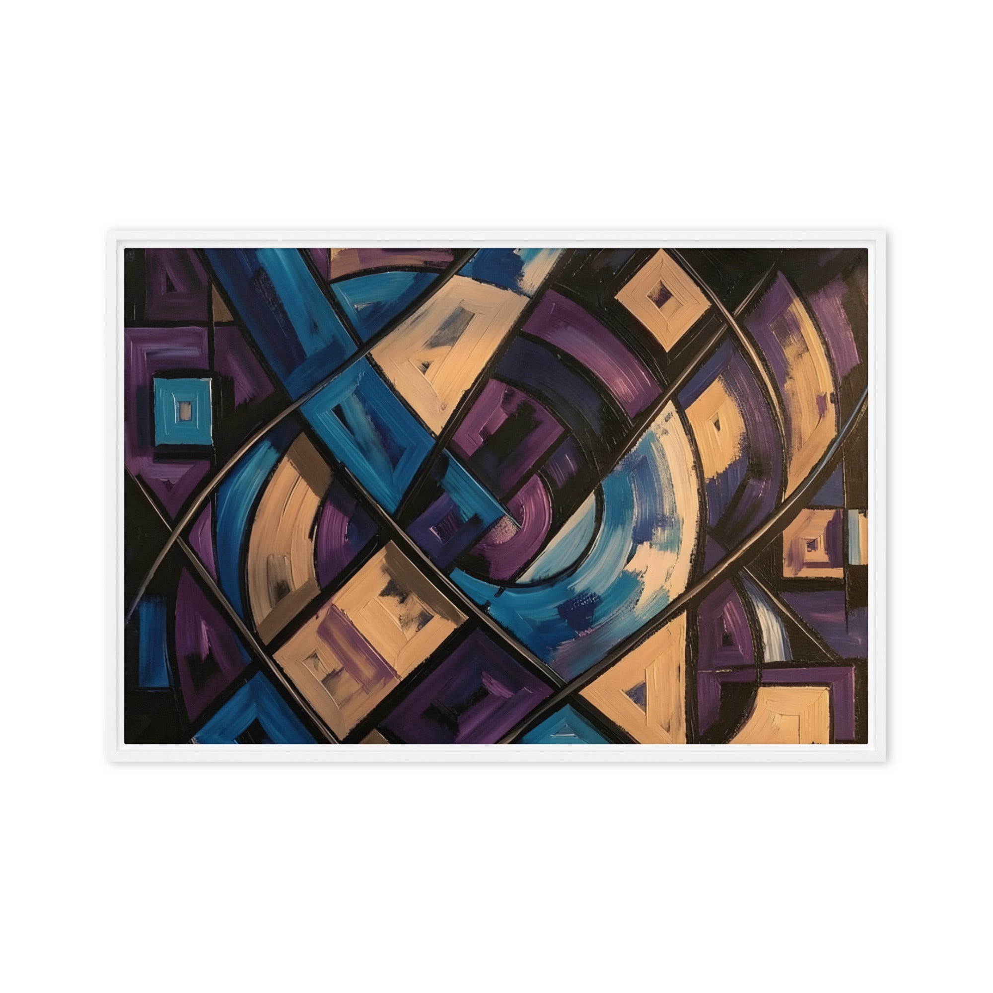 Relic framed canvas print image for product listing in white frame, 16 x 16 inch universal size