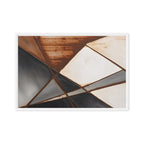 Printful official Framed Canvas mockup - White / 20″×30″