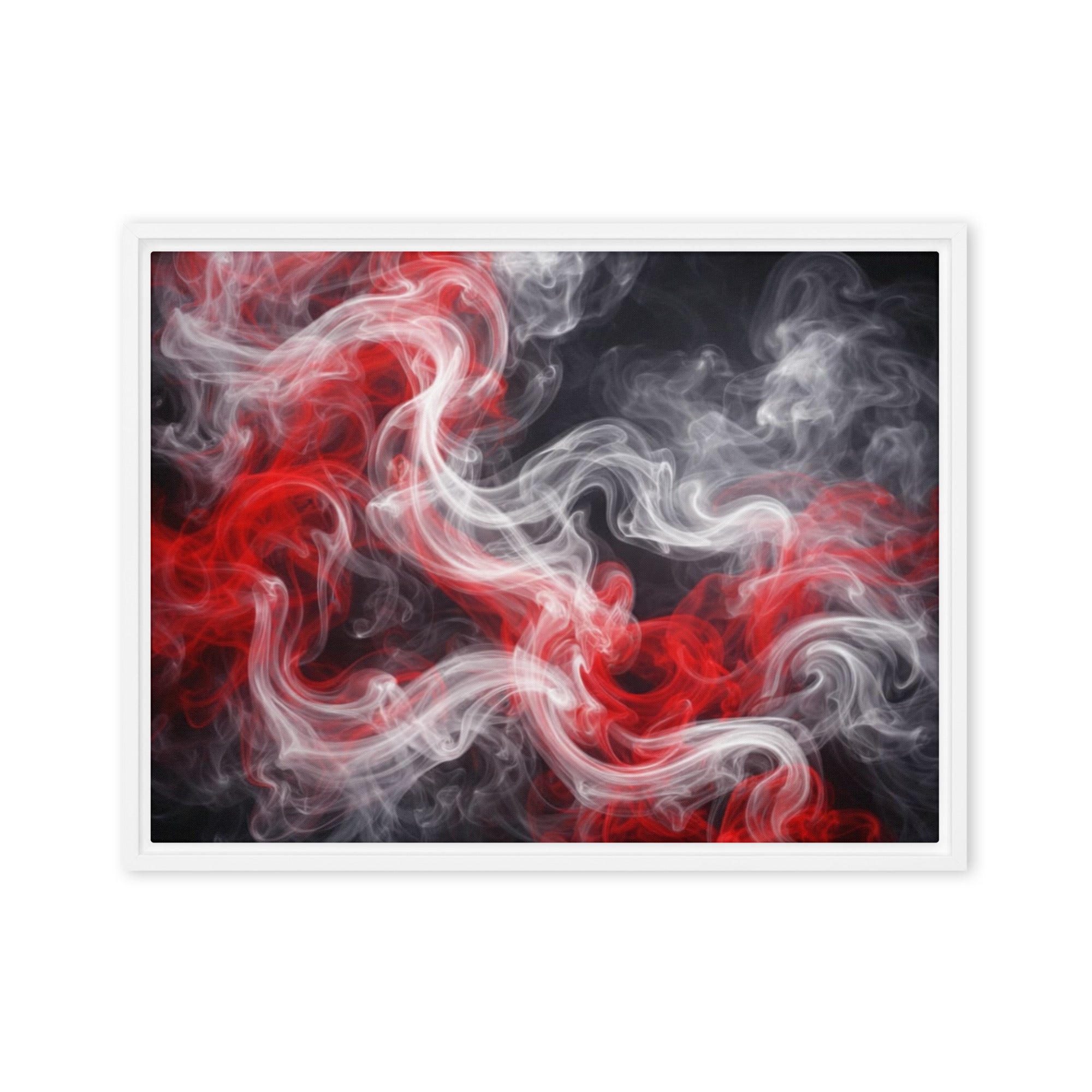 Charged wall art product image as a framed canvas print in 24 x 32 inch large size