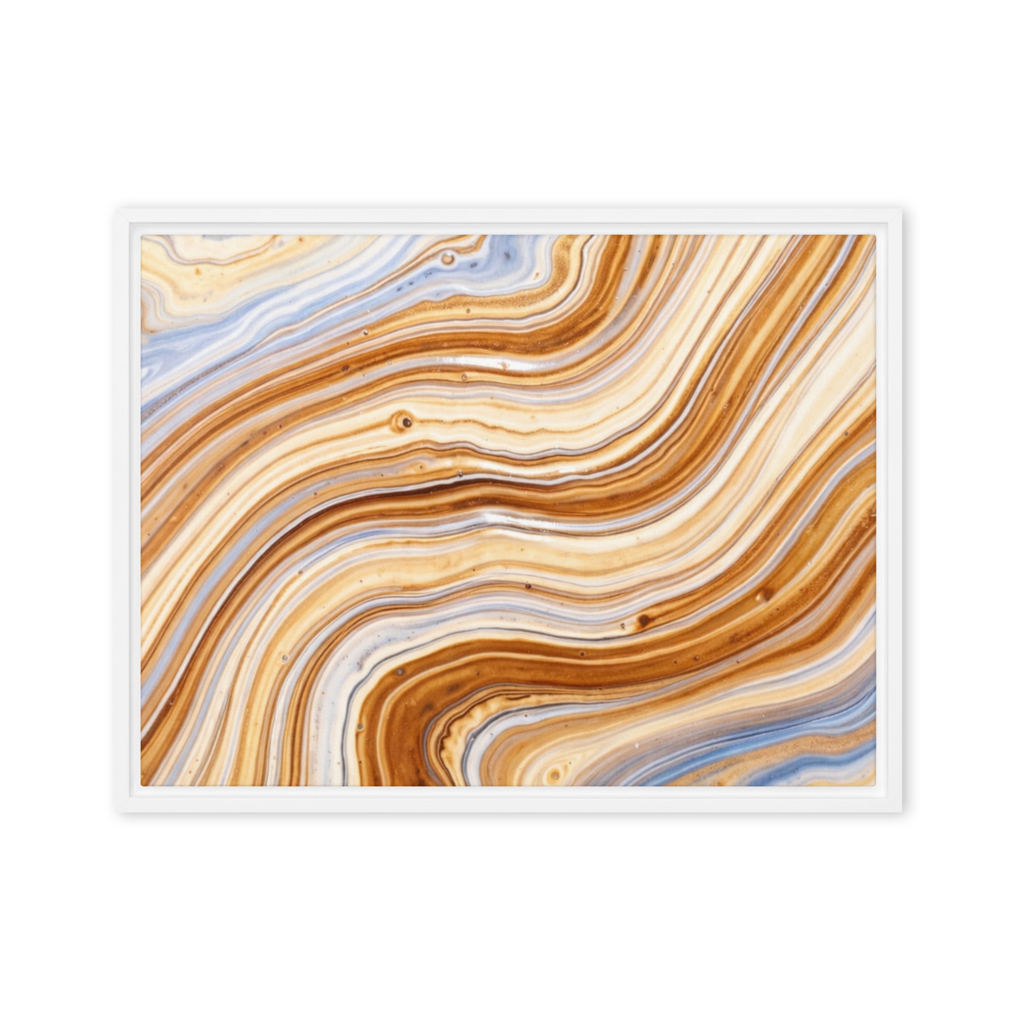 Dune framed canvas print image for product listing in white frame, 20 x 30 inch large size