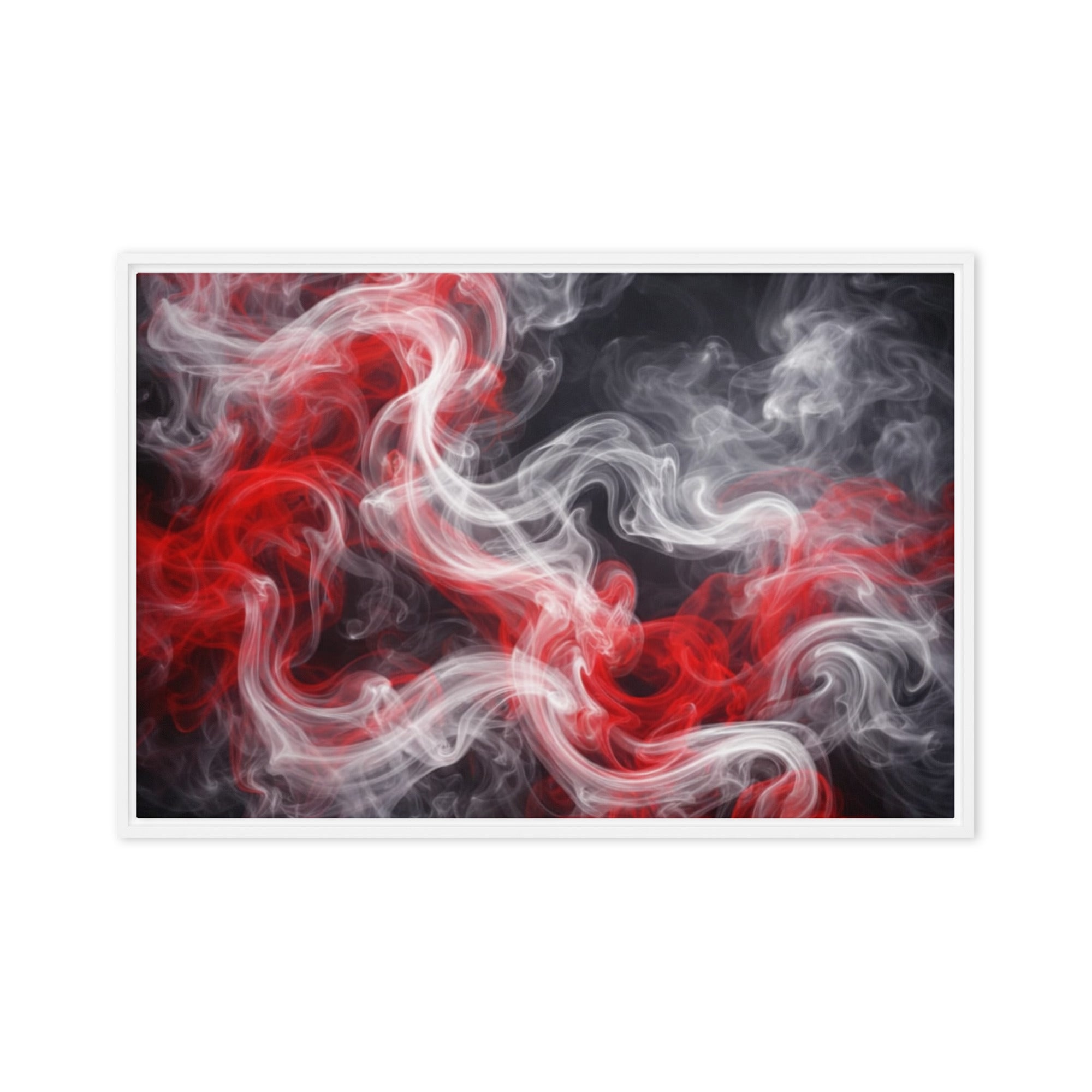 Charged framed canvas print front-facing product image in 24 x 36 inch statement piece