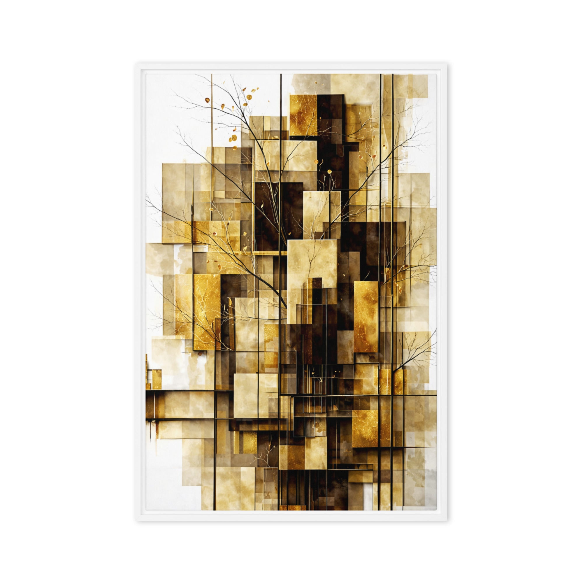 Altin framed canvas print with product details shown