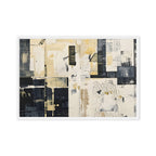 Printful official Framed Canvas mockup - White / 24″×36″