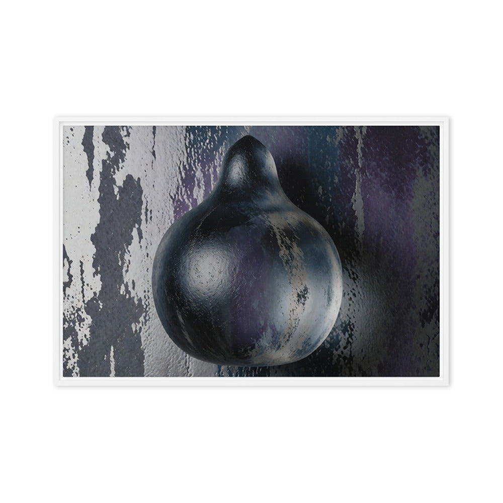 DROP — Framed Canvas, White, 24×36