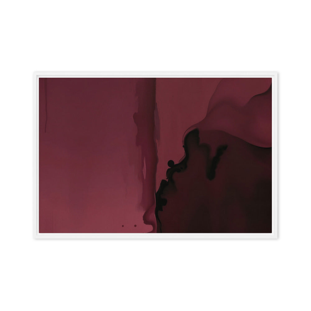 CARINENA — Framed Canvas, White, 24×36