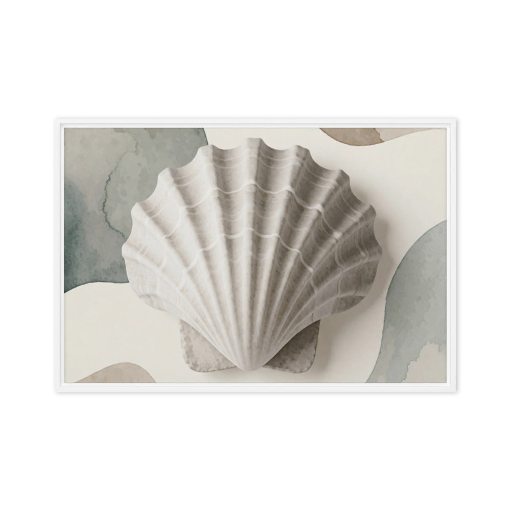 CASTING — Framed Canvas, White, 24×36