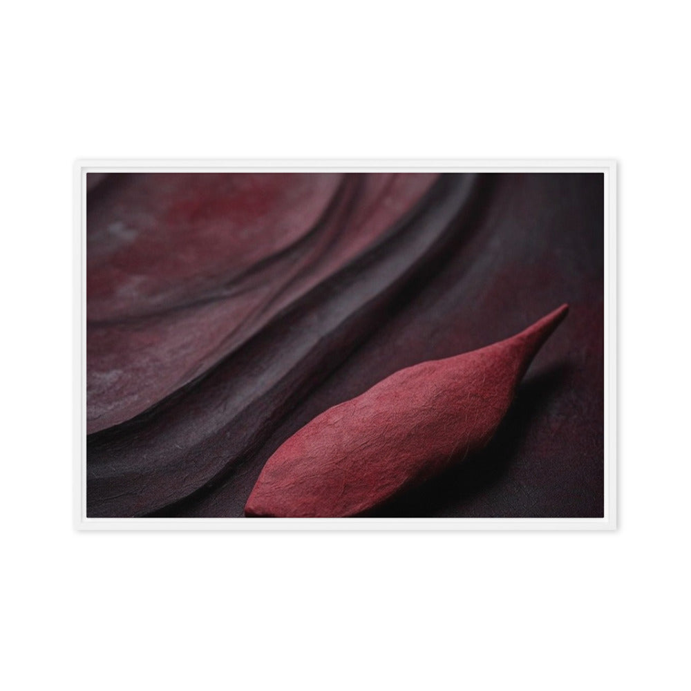CASK — Framed Canvas, White, 24×36