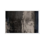 BARRIER — Framed Canvas, White, 24×36