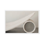 CAMFER — Framed Canvas, White, 24×36
