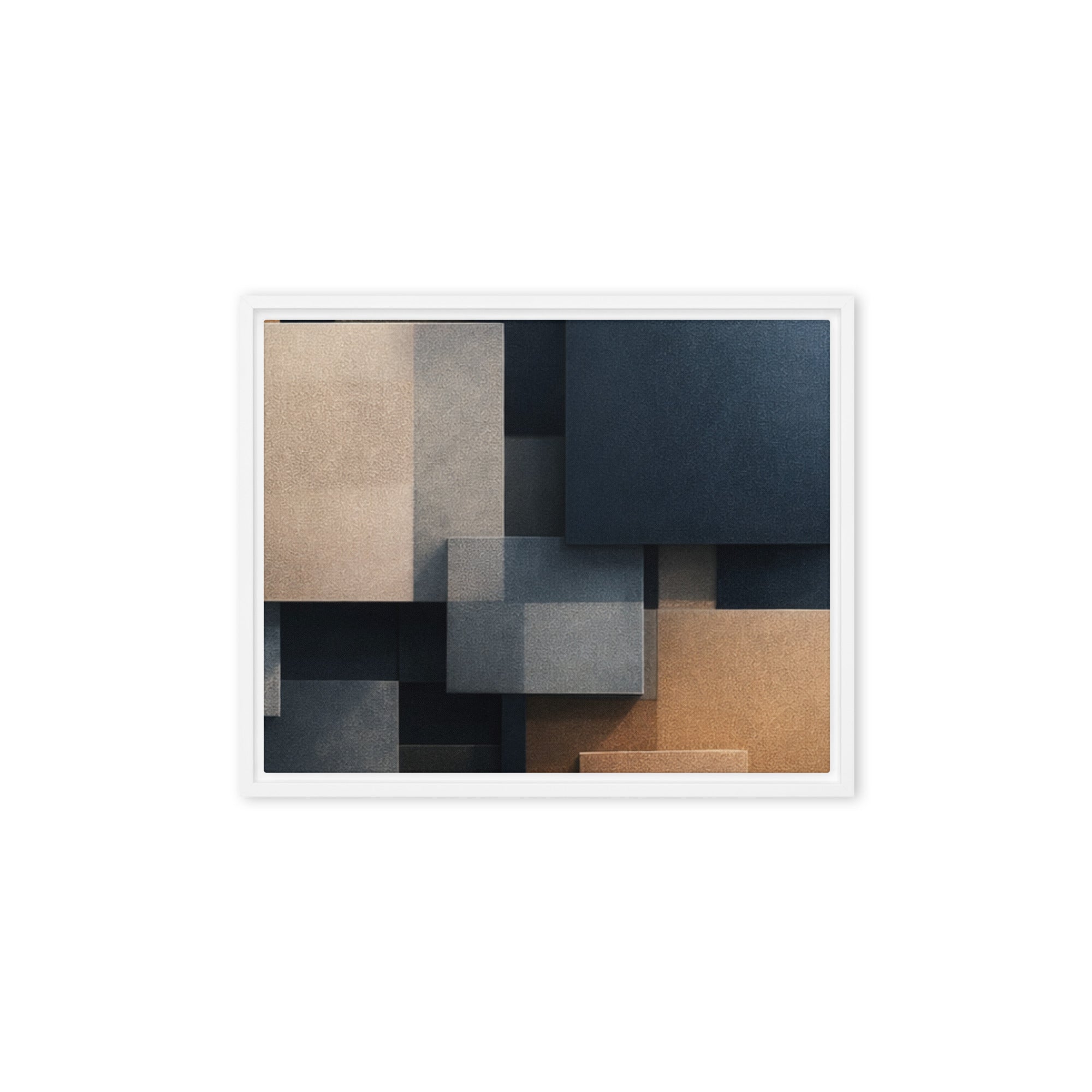 Monolith framed canvas print front-facing product image in black frame, 11 x 14 inch universal size