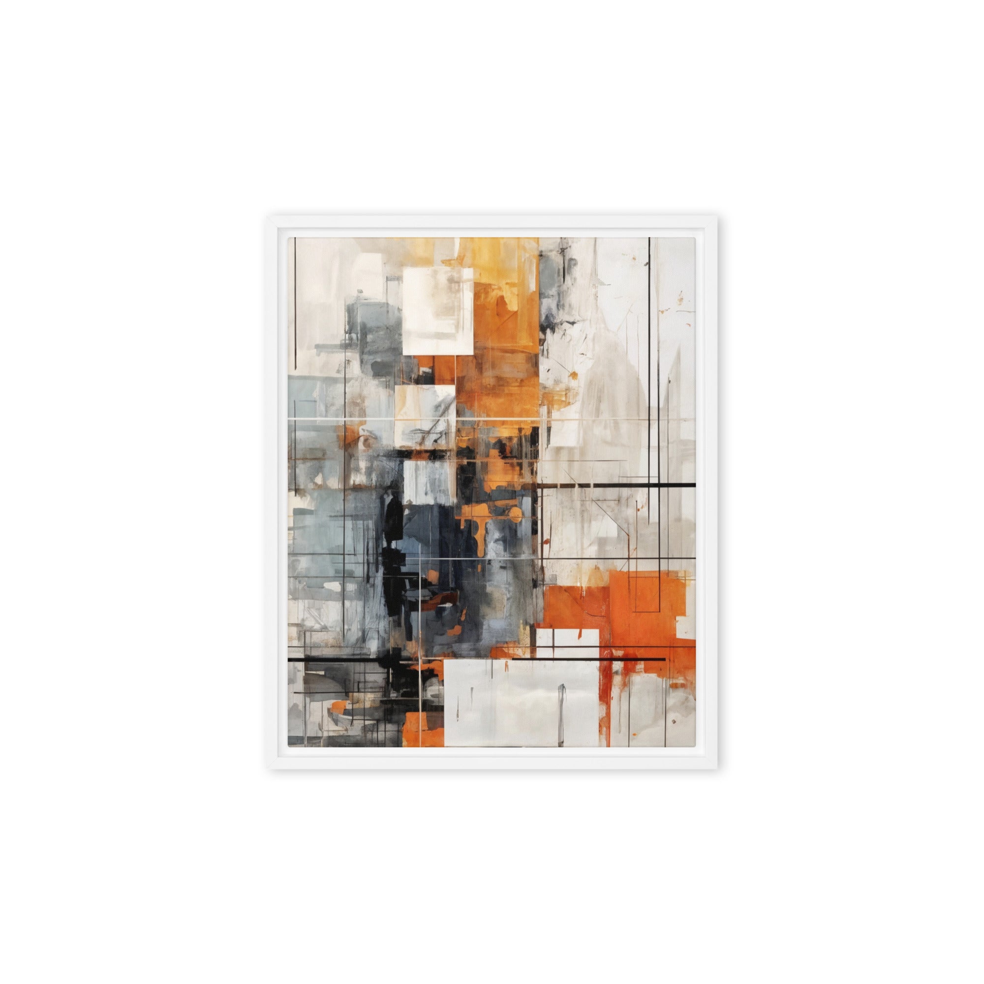 Corrupt framed canvas print front-facing product image in black frame, 11 x 14 inch universal size
