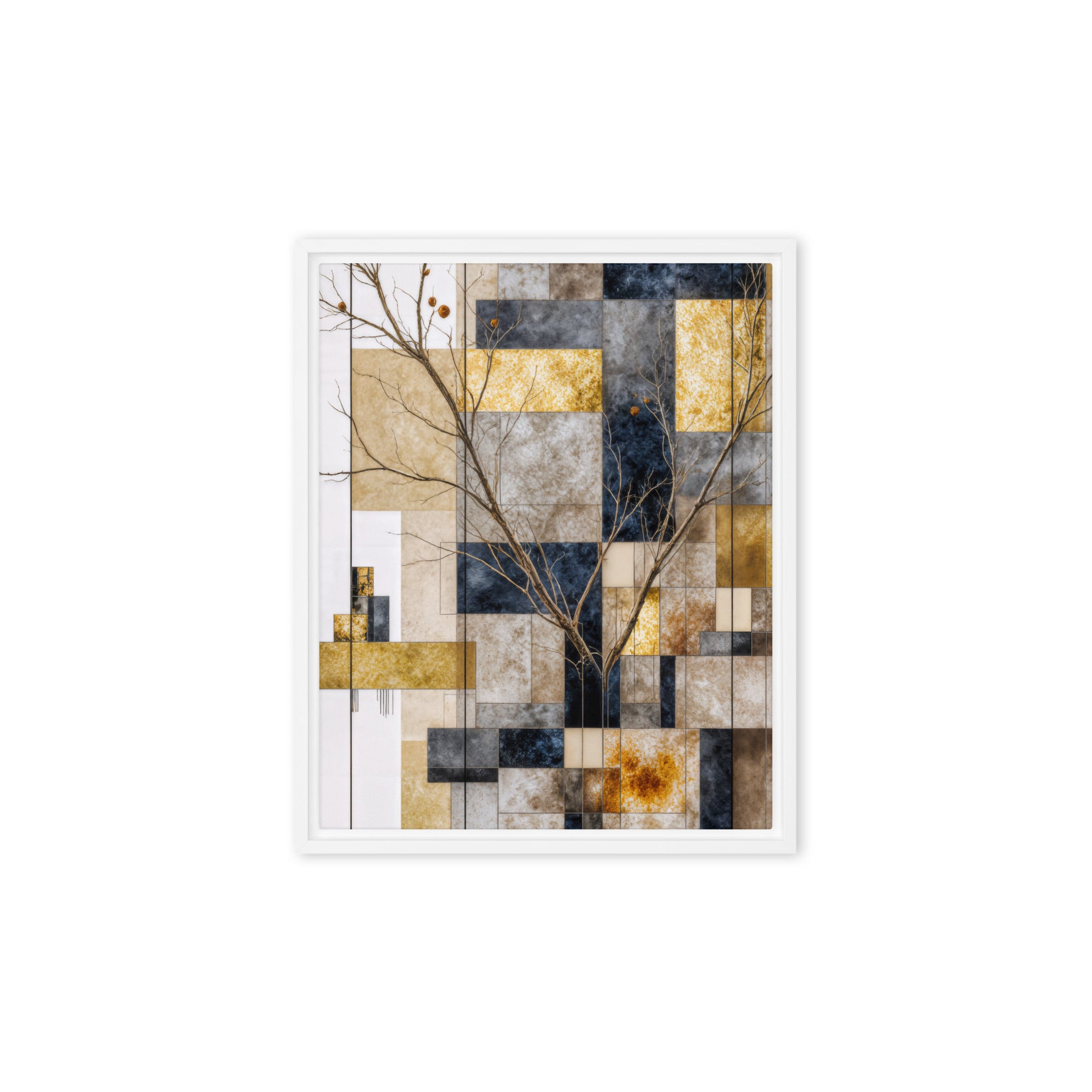 Aurelius framed canvas print wall display image in black frame, 18 x 24 inch large size