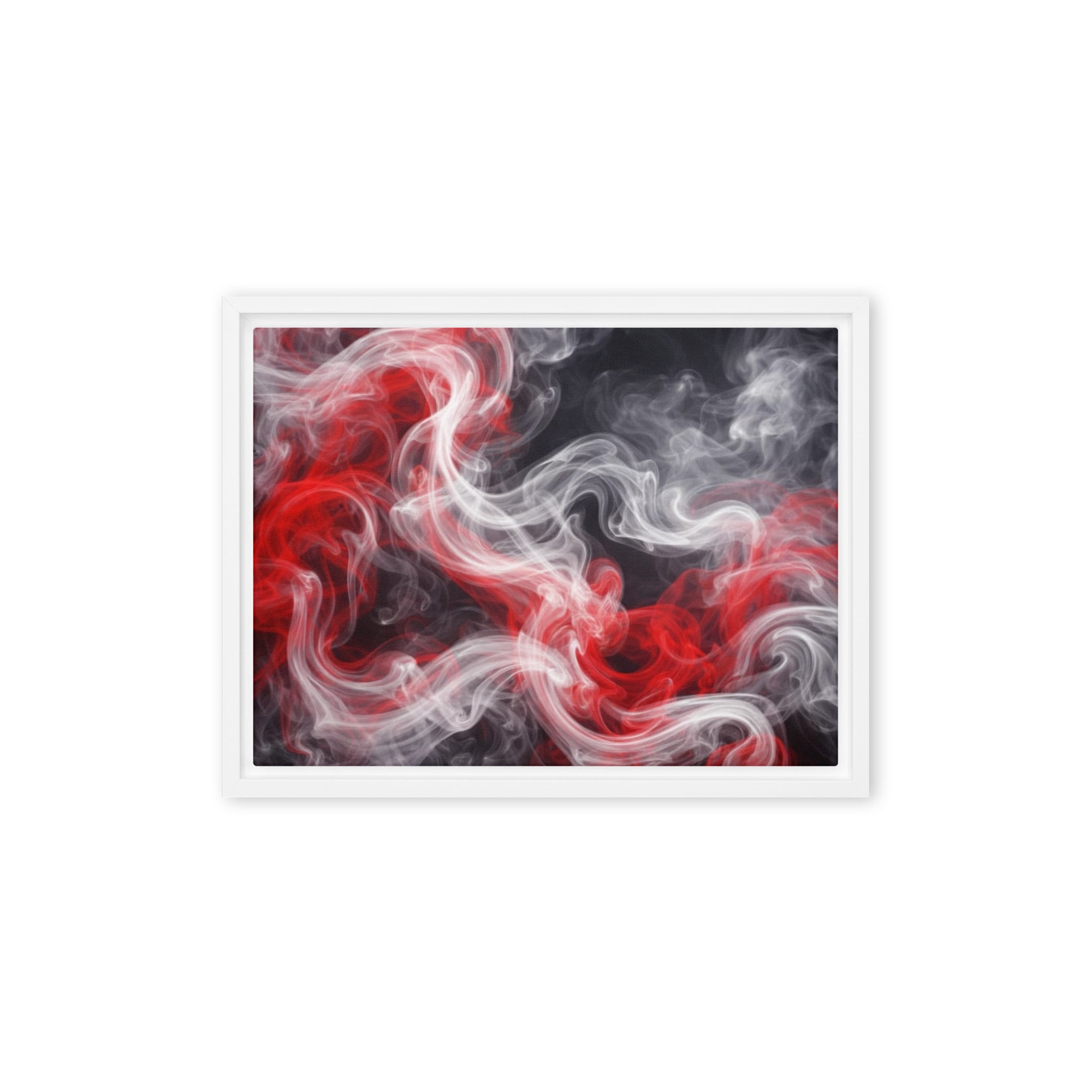 Charged wall art product image as a framed canvas print in 9 x 12 inch universal size