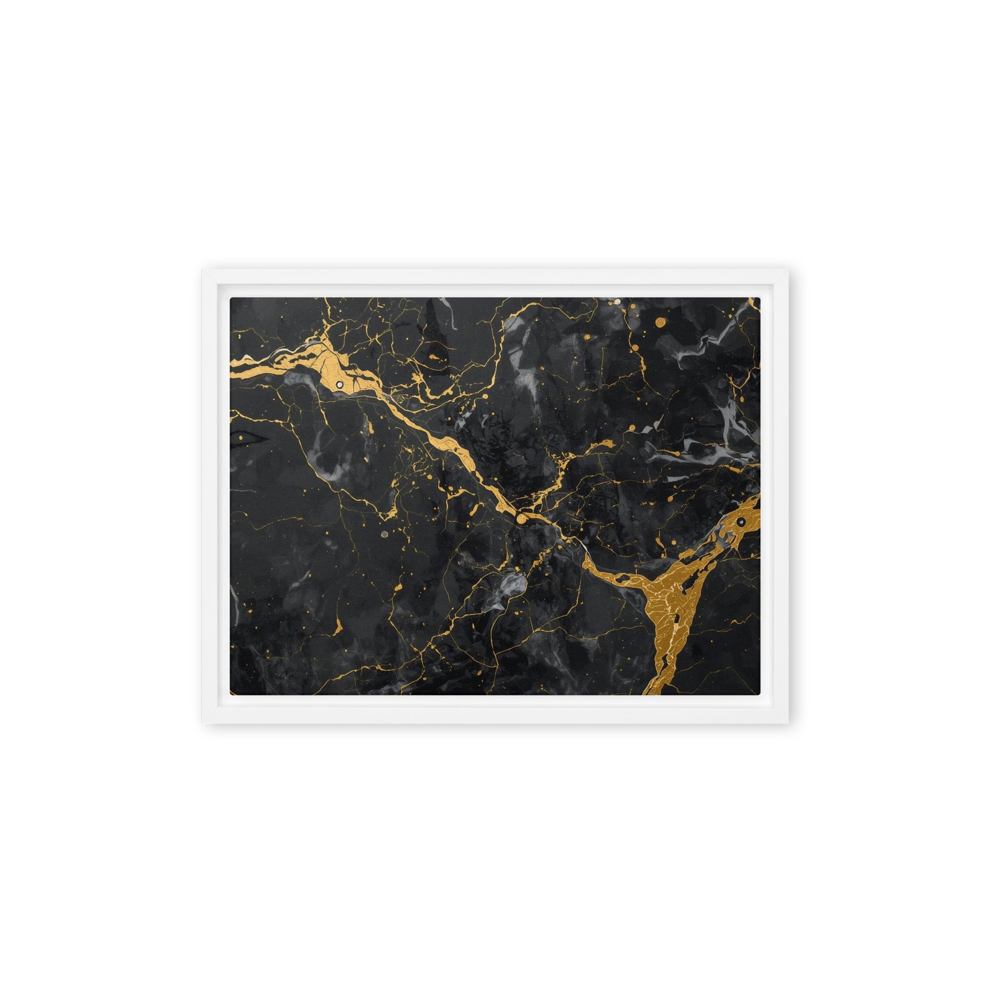 Midas framed canvas print image for product listing in black frame, 16 x 16 inch universal size