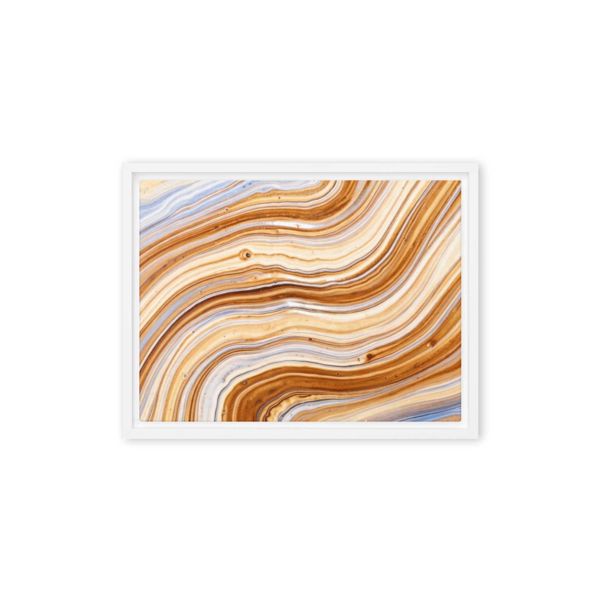 Dune framed canvas print image for product listing in black frame, 16 x 16 inch universal size