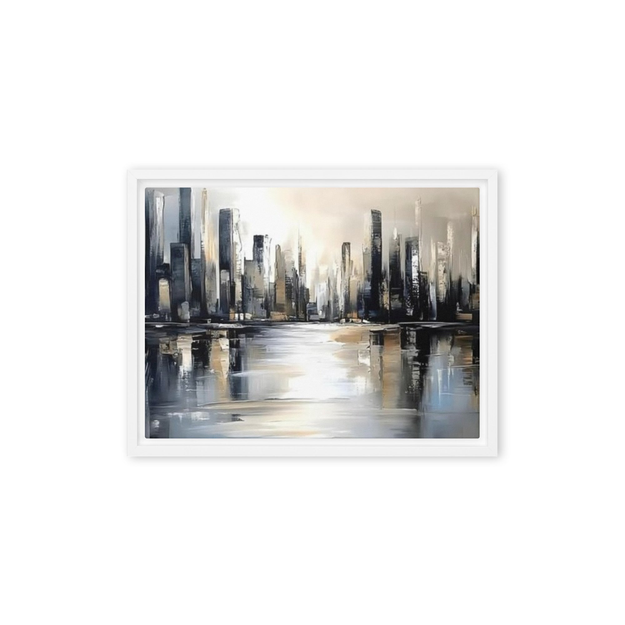 Sharps framed canvas print product view in black frame, 12 x 18 inch universal size