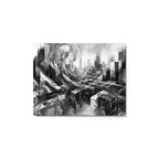 Attitudes wall art product image as a metal print in 20 x 30 inch large size