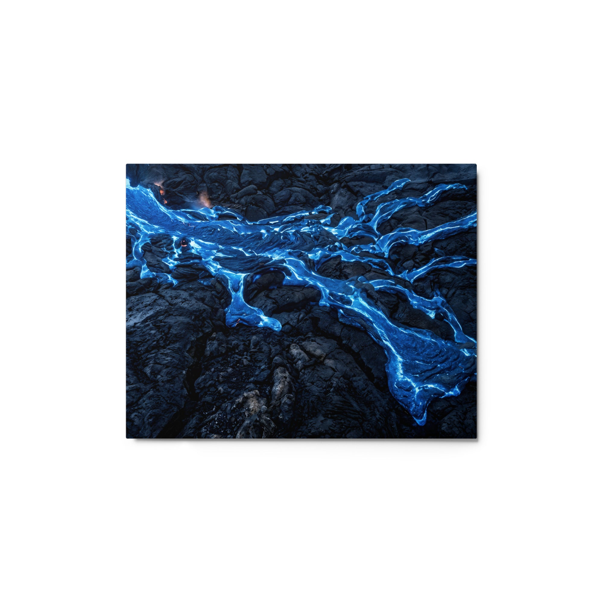 Scoria wall art product image as a metal print in 11 x 14 inch universal size