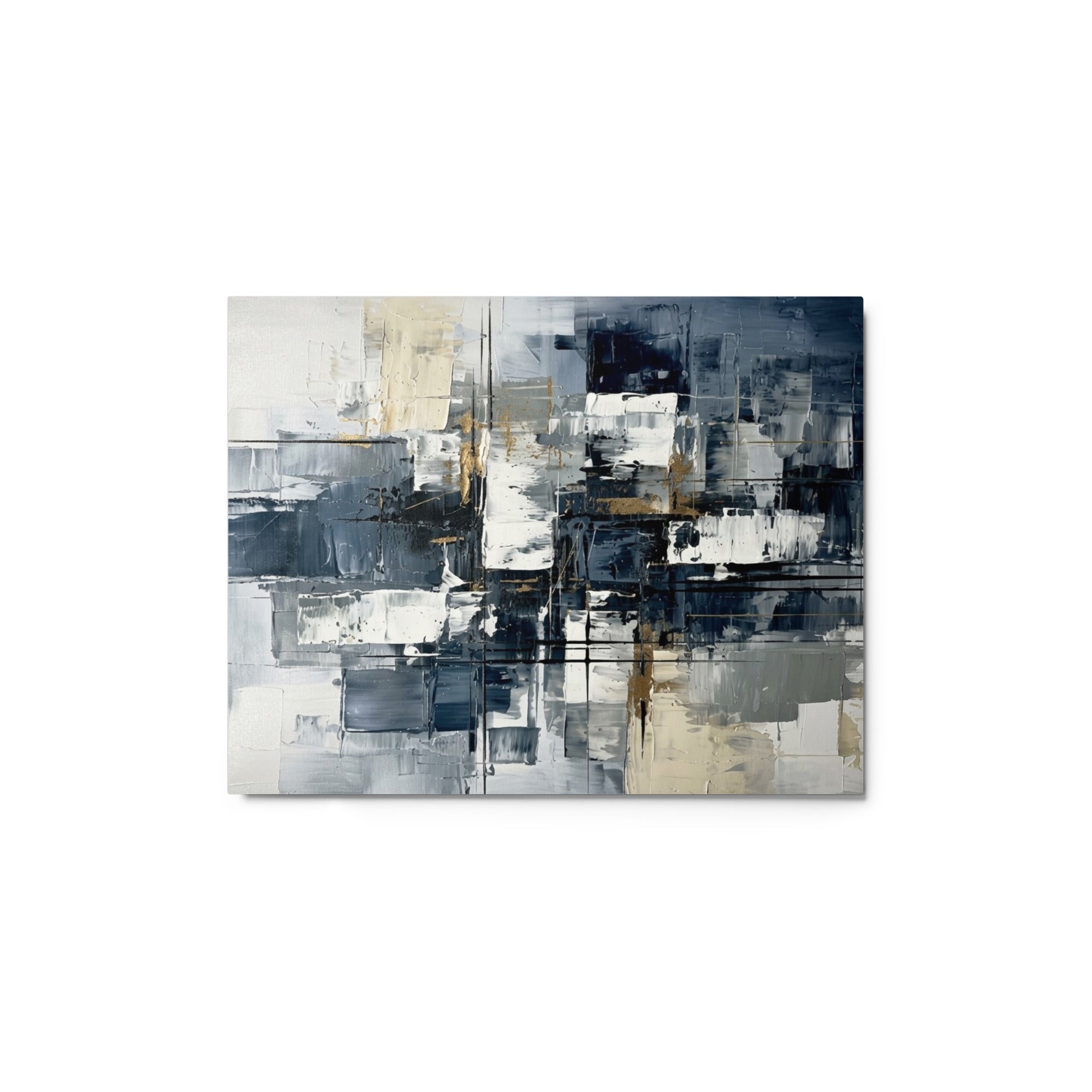 Calamity wall art product image as a metal print urban in 11 x 14 inch universal size