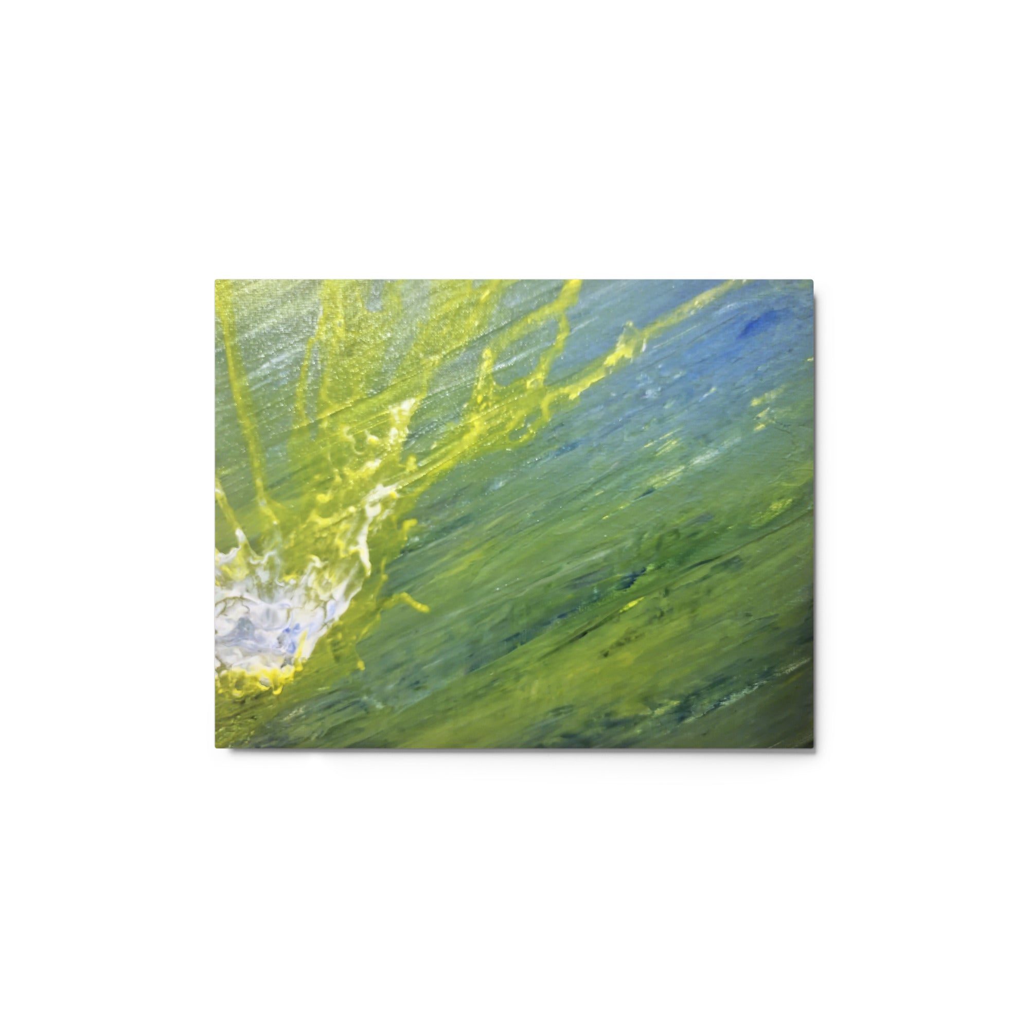 Charged Waters wall art product image as a metal print in 11 x 14 inch universal size