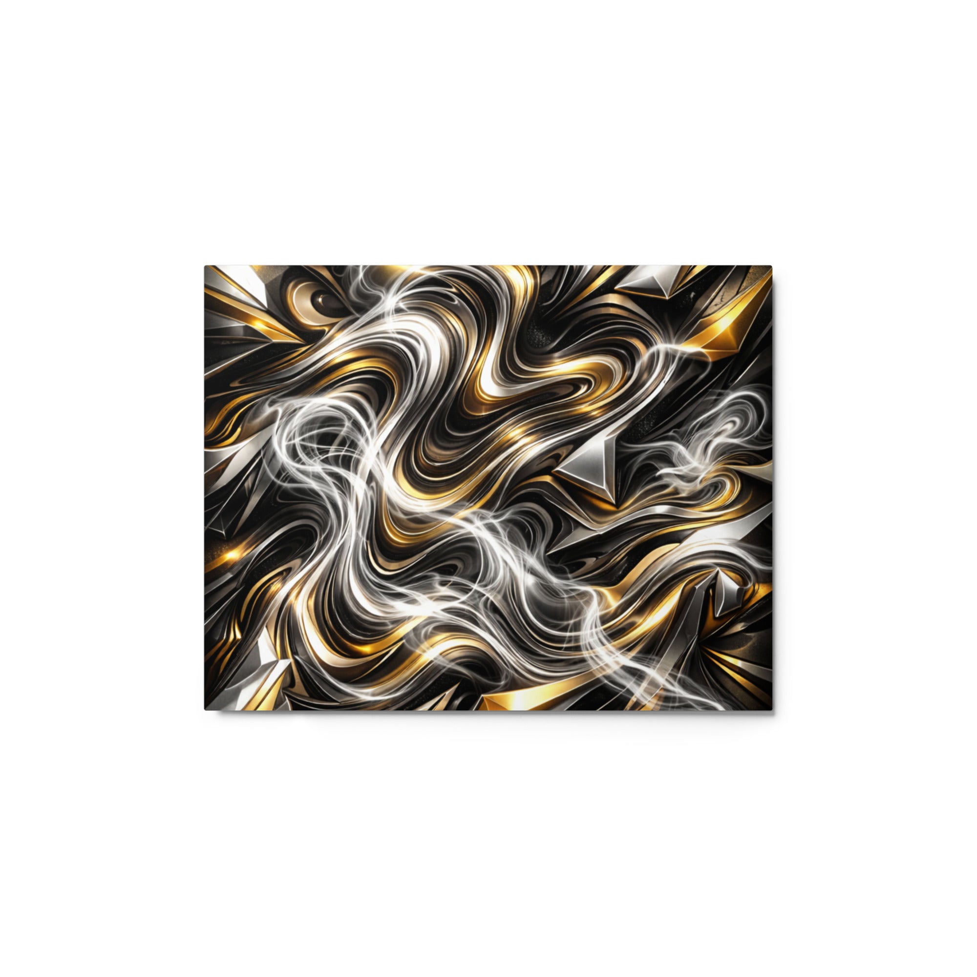 Ouro metal print front-facing product image in 12 x 12 inch universal size