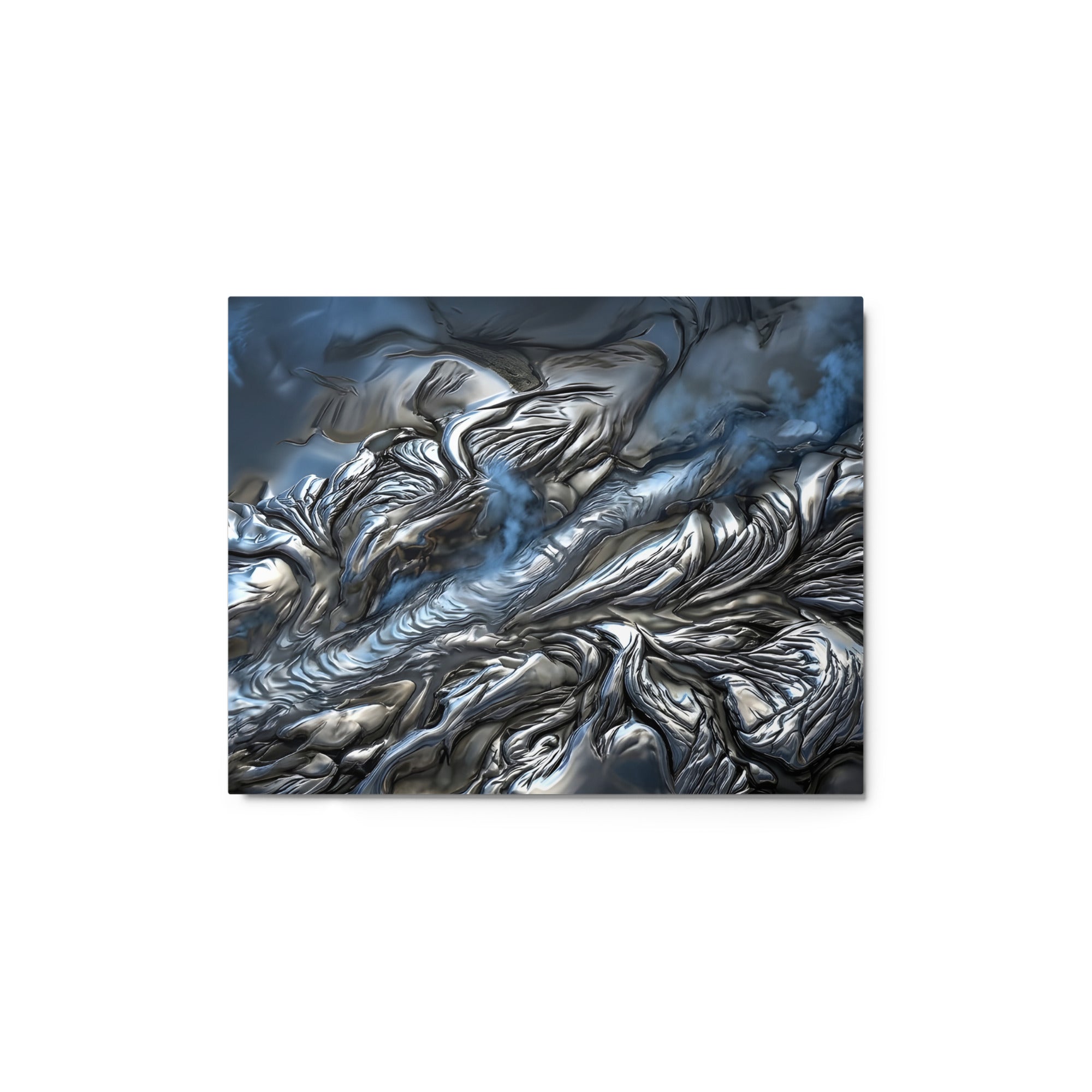 Andesite metal print front-facing product image in 12 x 12 inch universal size
