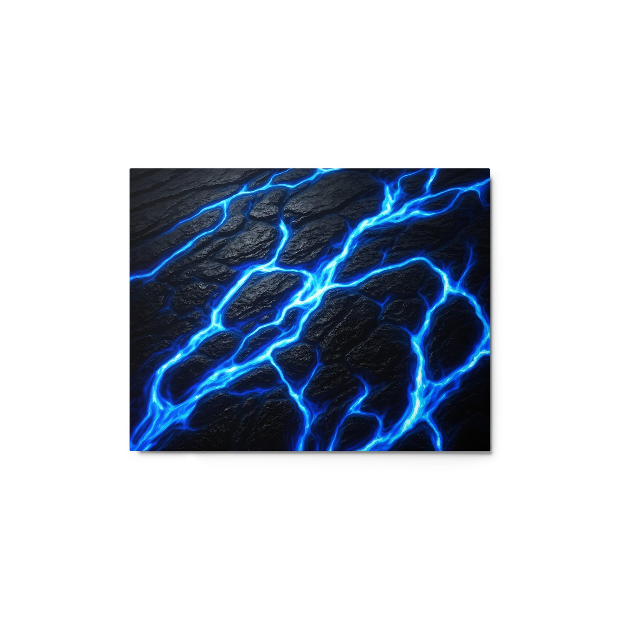 Fissure metal print front-facing product image in 12 x 12 inch universal size