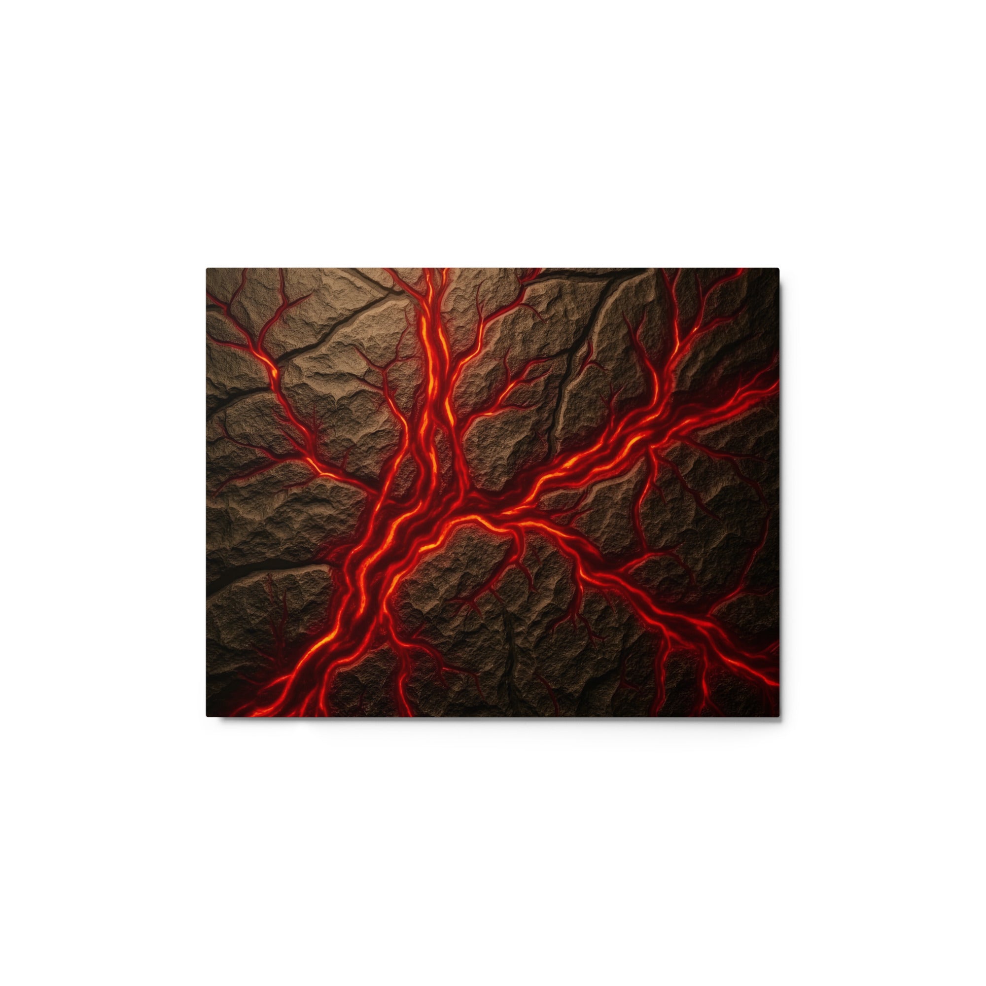 Magma metal print front-facing product image in 12 x 12 inch universal size