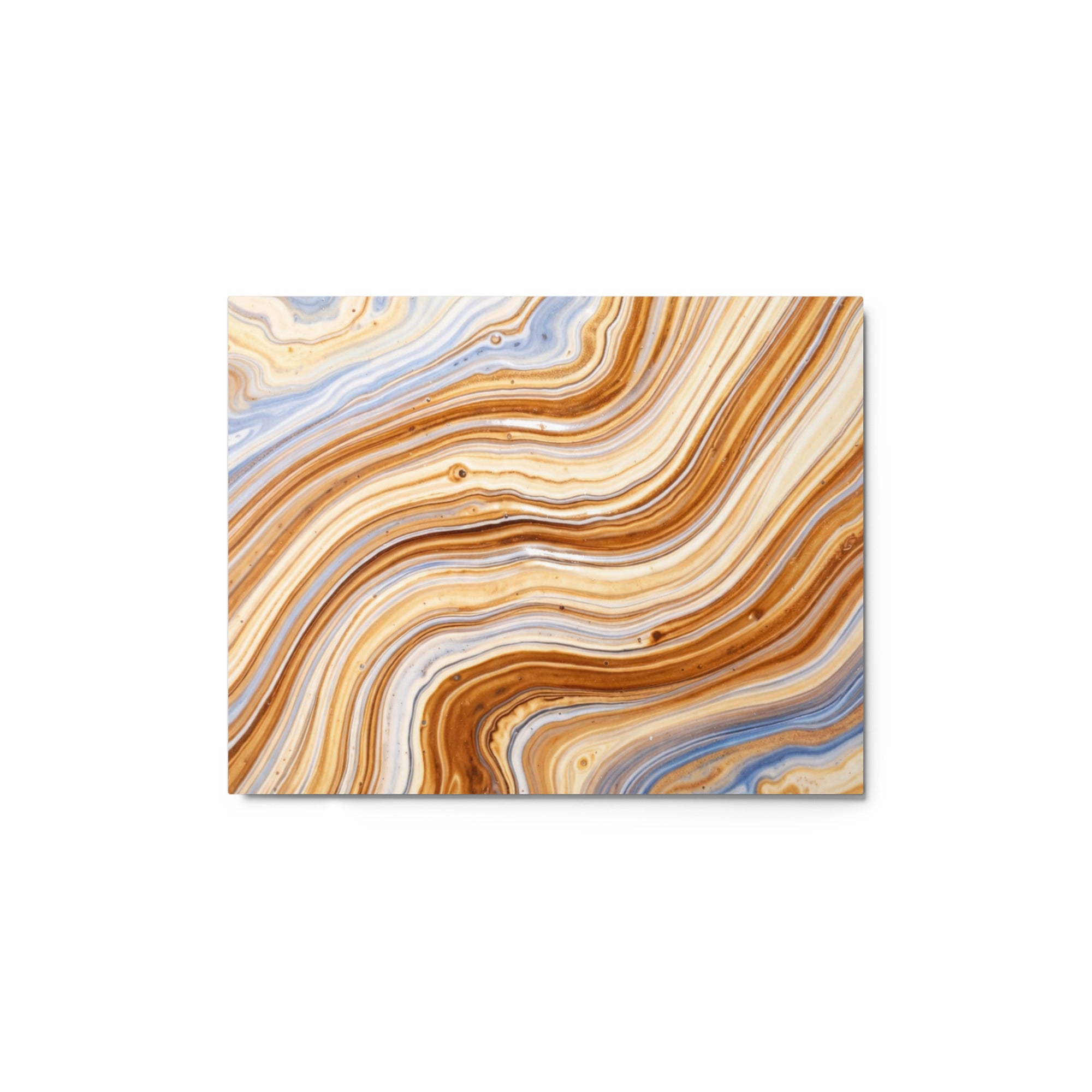 Dune metal print front-facing product image in 12 x 12 inch universal size