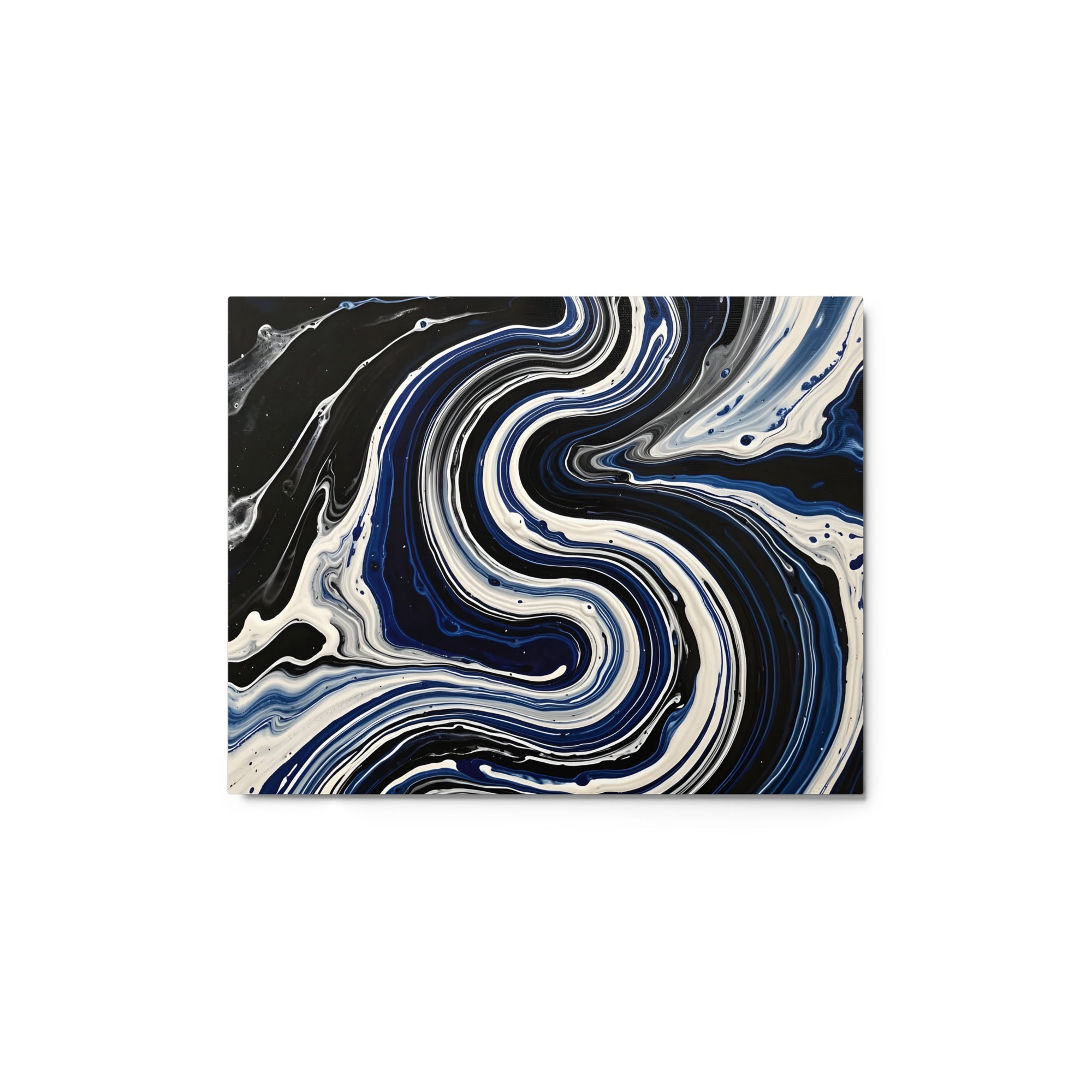 Midnight Surge metal print front-facing product image in 12 x 12 inch universal size