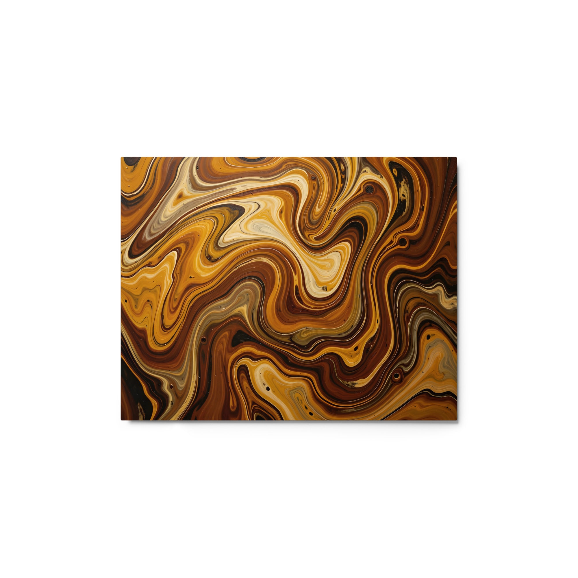 Molten Earth metal print front-facing product image in 12 x 12 inch universal size