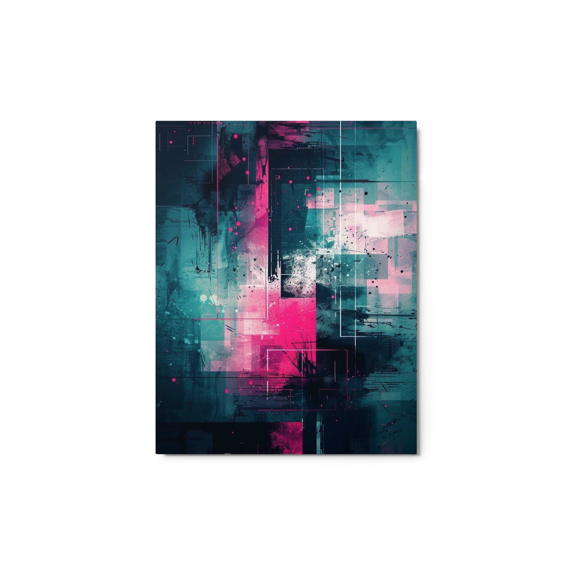 Neona wall art product image as a metal print in 11 x 14 inch universal size