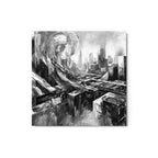 Attitudes metal print front-facing product image in 24 x 36 inch statement piece