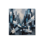 Zephyr wall art product image as a metal print skyline in 16 x 20 inch universal size