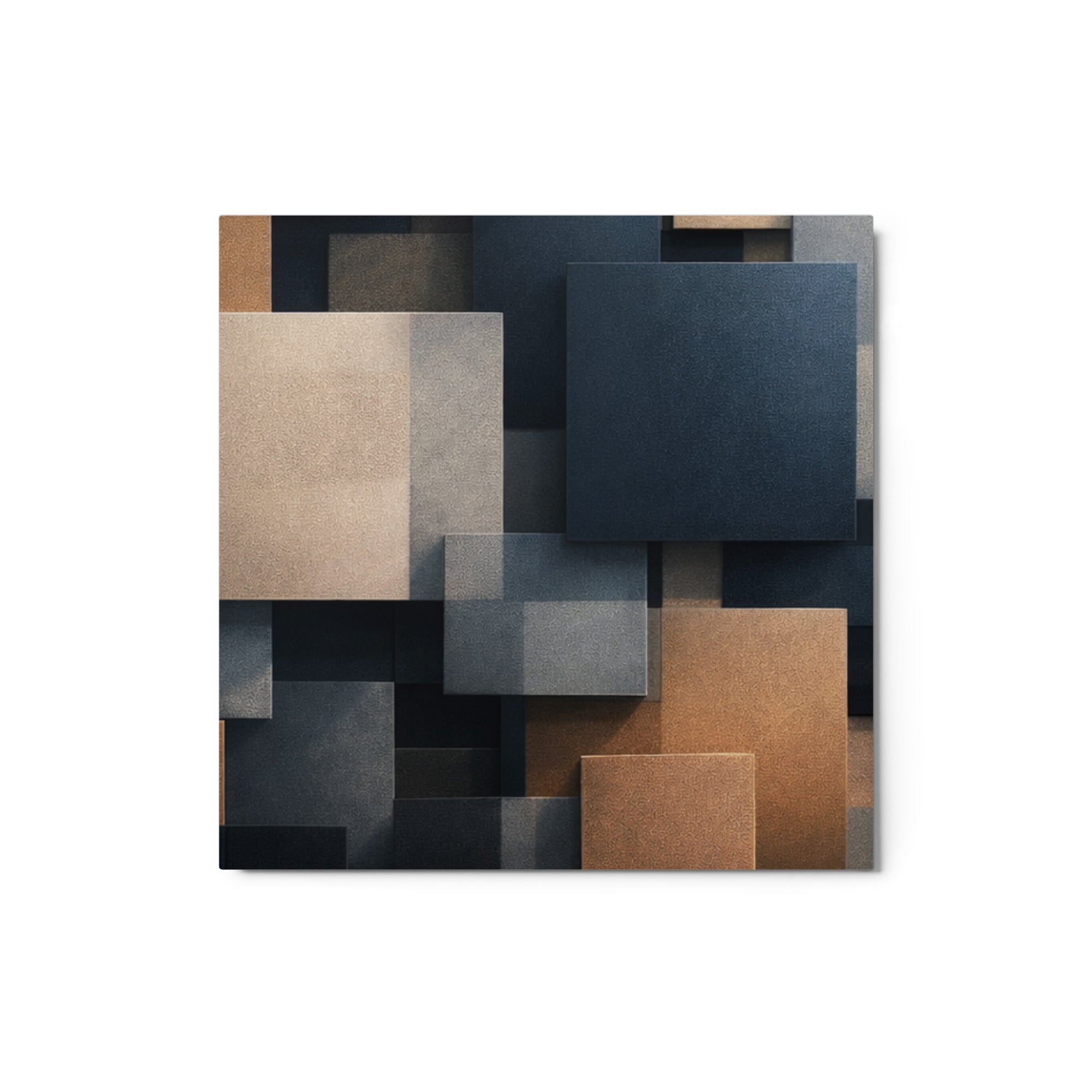 Monolith metal print front-facing product image in 12 x 12 inch universal size