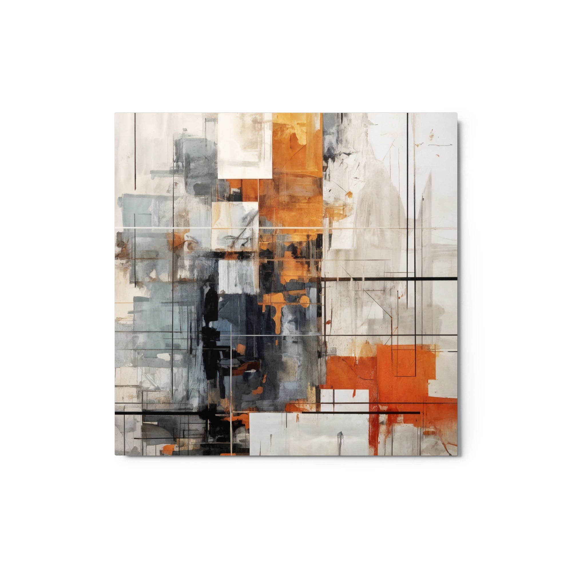 Corrupt metal print front-facing product image in 12 x 12 inch universal size