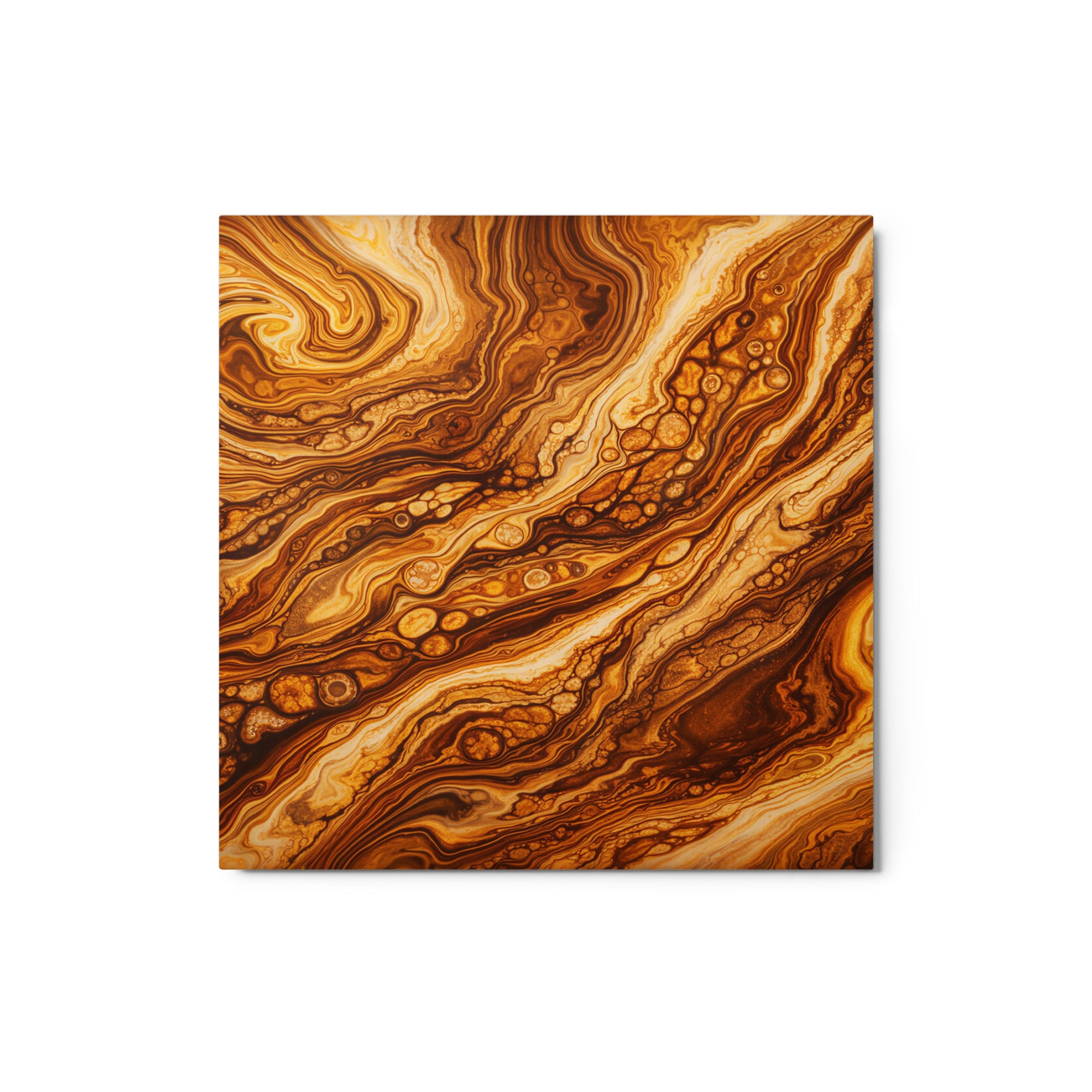 Molten Cells metal print wall display image in 16 x 20 inch universal size