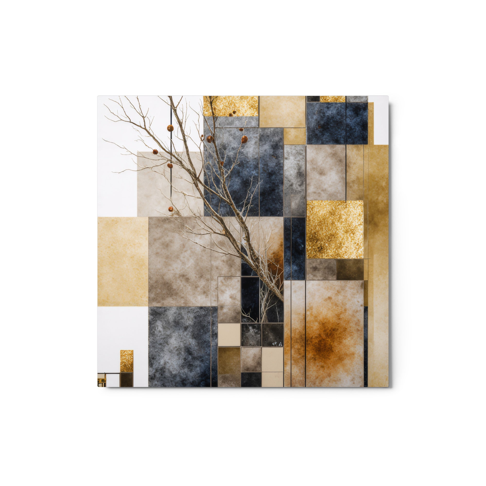 Scorie metal print product mockup in 20 x 30 inch large size