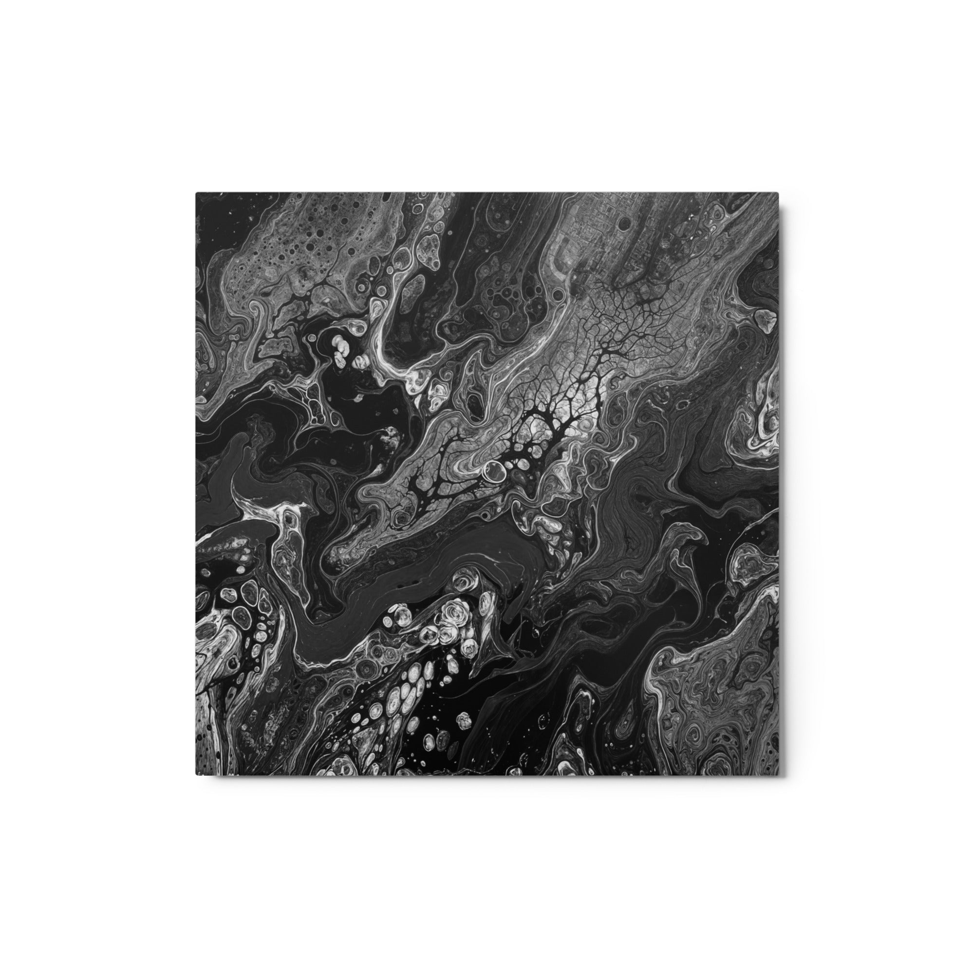 Dark Matter metal print wall display image in 16 x 20 inch universal size