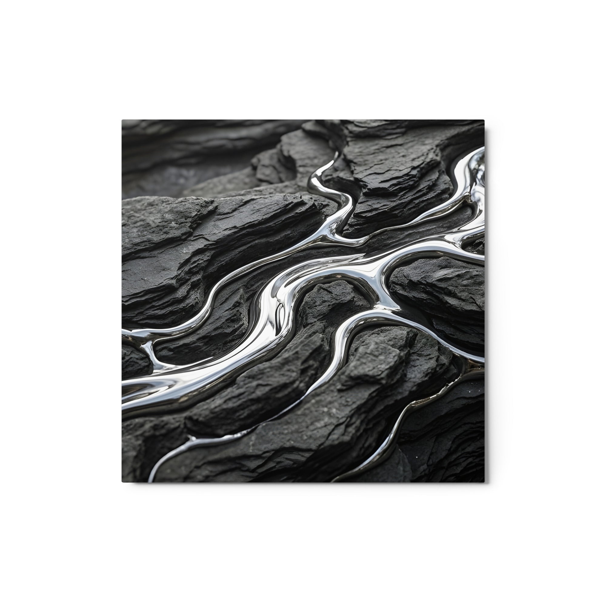 Basalt metal print wall display image in 16 x 20 inch universal size