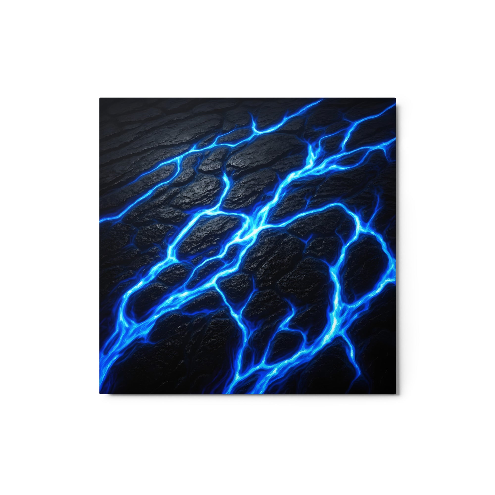 Fissure metal print wall display image in 16 x 20 inch universal size